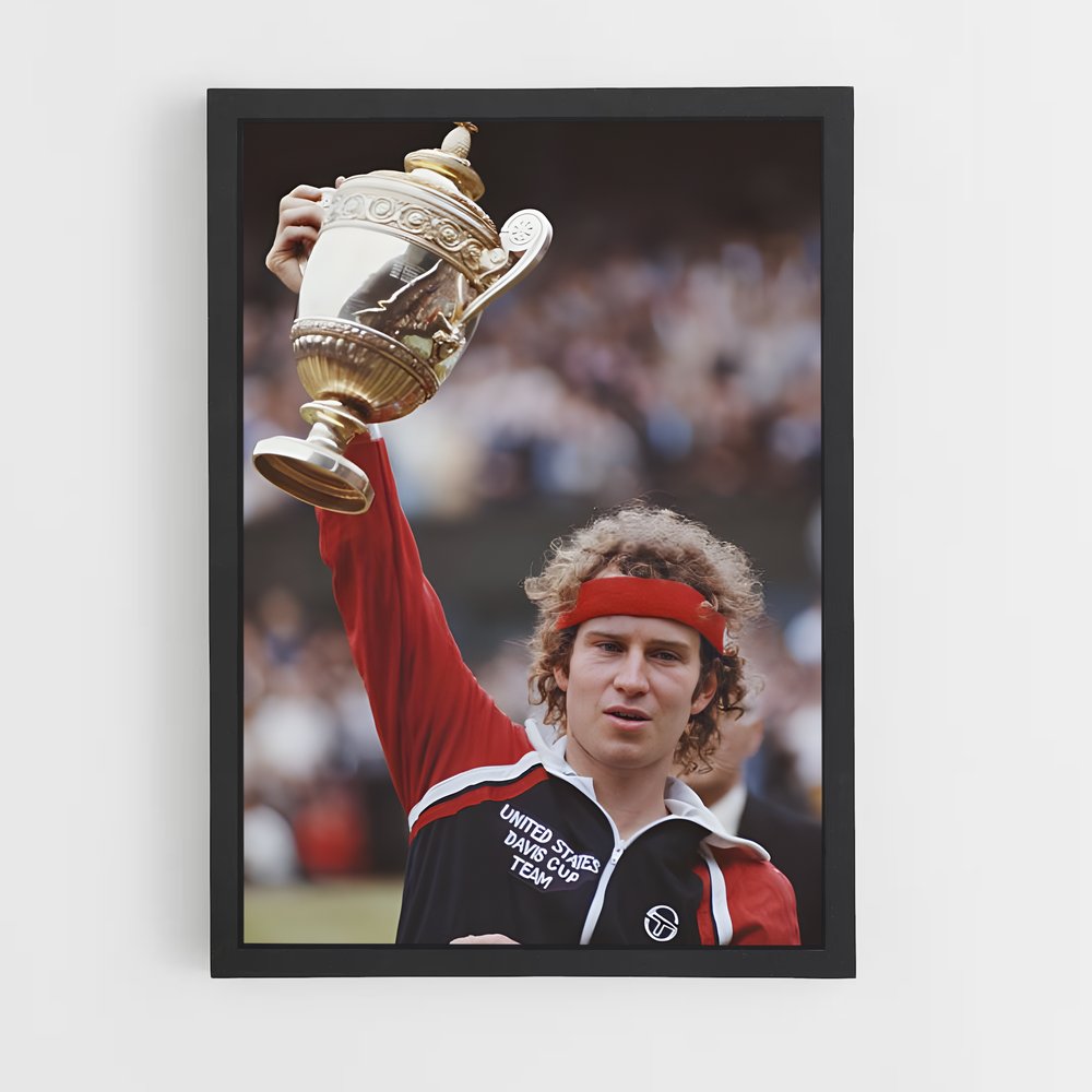 Poster La Victoire de McEnroe – affiche Tennis (vue 2)